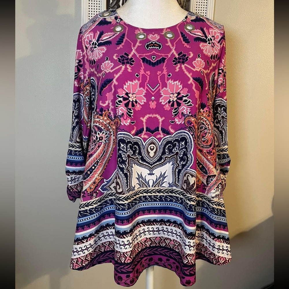 New Directions Blouse Petite Small